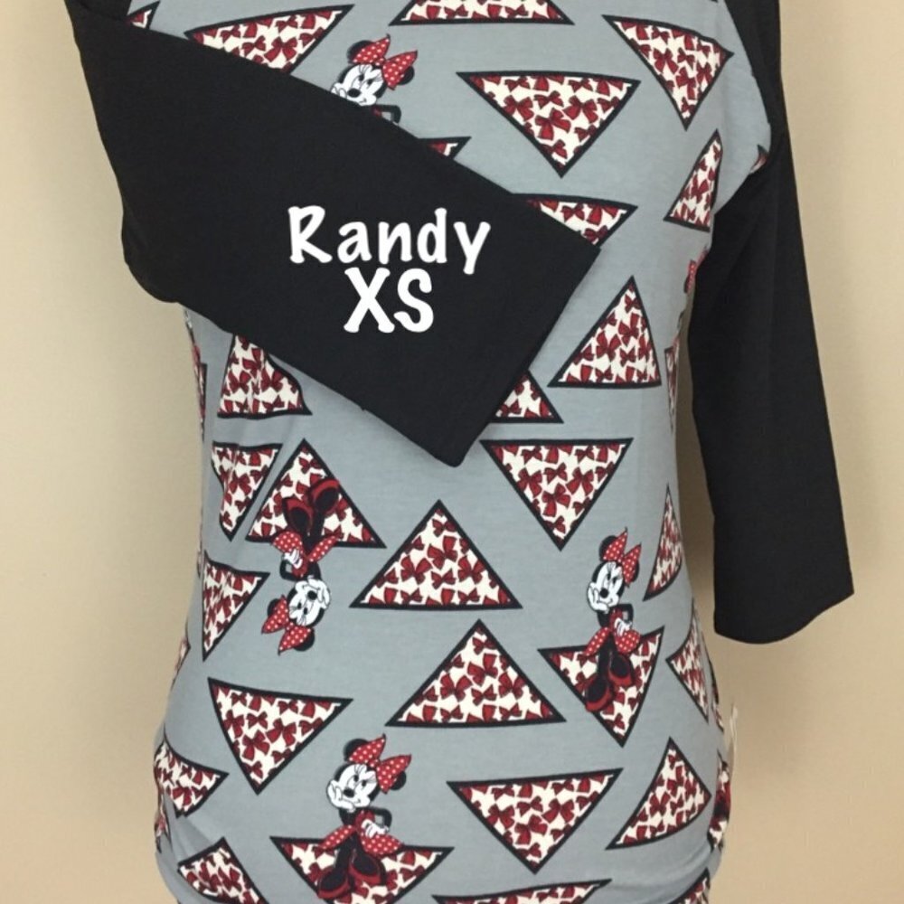 LuLaRoe Disney Randy T Brand New with tags Minnie Mouse